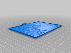 il mio personalizzato lithopane non invertito 2d arte 3d print model - Mito3D