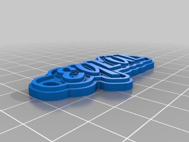 meine angepasste multiline-tag Schlüsselanhänger 3D print model - Mito3D
