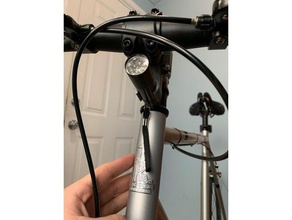 port de marchandises lampe-torche guidon bicyclette montage sport à l'extérieur vélo titulaire la lampe poche raleigh 3d print model - Mito3D