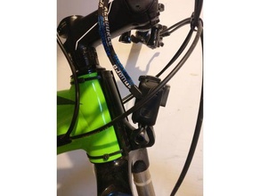 gopro mount mountainbike Kamera Riese mountain-bike vtt 3d print model - Mito3D