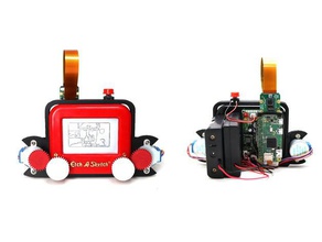 etch ek &nasıl çalışır&nbspa raspberry pi güç etch-a-a-sketch kamera oyuncaklar oyunlar 3d print model - Mito3D