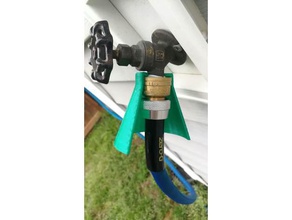 anti-siphen shield outdoor garden deflector hose siphon splash guard water valve 3d print model - Mito3D