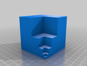 stair cube other stairs 3d print model - Mito3D