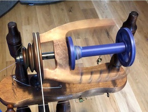bobina ashford viaggiatore rotella di filatura hobby filato 3d print model - Mito3D