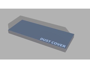 dust cover vortex race3 parts keyboard mechanical 3d print model - Mito3D
