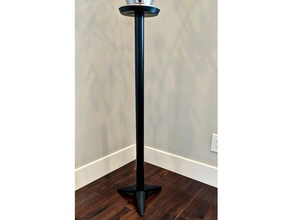 altura com pedestal de mesa do agregado familiar móveis 3d print model - Mito3D