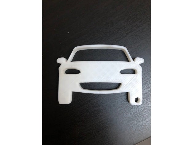 mazda mx-5 miata nbfl portachiavi i auto mx5 3D print model - Mito3D