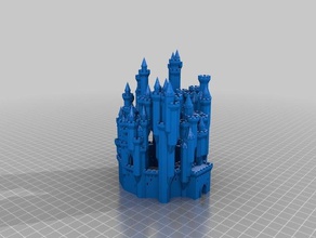 my customized castle generator 1 buildings structures 3d print model - Mito3D
