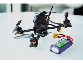 nano pod 14mm rc vehicles caddx eos2 crazybee drone fpv camera mount racer racing kabab mini quad qaudcopter tiny whoop canopy toothpick 3d print model - Mito3D