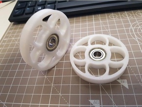 kick-ass wheel one 608 bearing hobby 3d print model - Mito3D