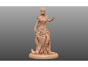 umberlee sea queen tabletop miniature toys games 28mm 32mm beauty boardgame boardgames collectible decoration detailed dnd dungeons dragons female figure figurine gift goddess mermaid mythology pathfinder rpg statue statuette tentacle wargaming warhammer witch woman 3d print model - Mito3D