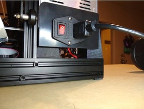 ender 3 psu support foot 3d printer accessories 3d print model - Mito3D
