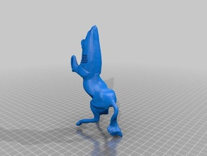 shark horse shorse art 3d print model - Mito3D