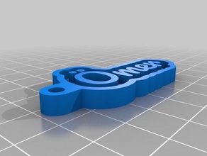 &oumlmer i portachiavi personalizzato 3d print model - Mito3D
