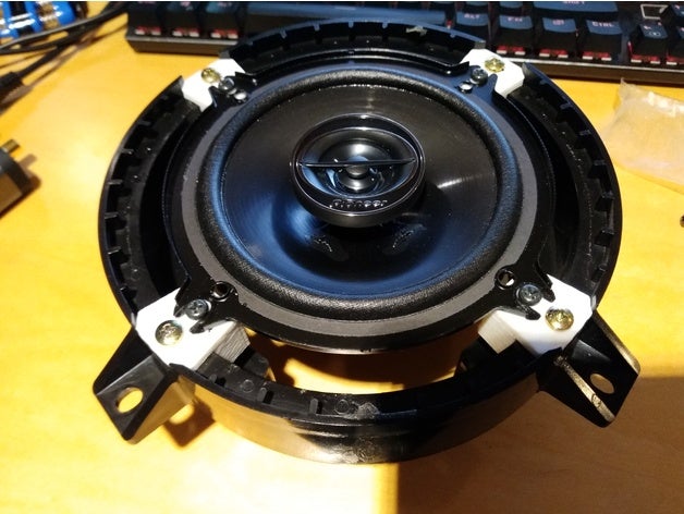 saab speaker mount tab automotive 2002 9-3 93 3D print model - Mito3D