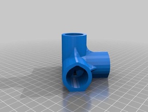 cpvc des raccords de tuyaux bricolage 3d print model - Mito3D