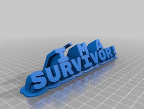 im sobrevivente office personalizado 3d print model - Mito3D