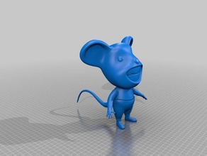 petite souris Kunst 3d print model - Mito3D