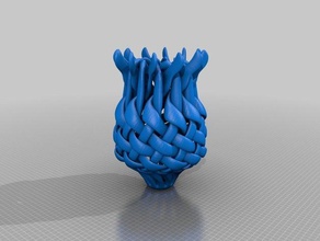 basket weave mesh sculptures 3d print model - Mito3D