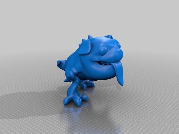 kogmaw pug brinquedos jogos liga lendas 3D print model - Mito3D