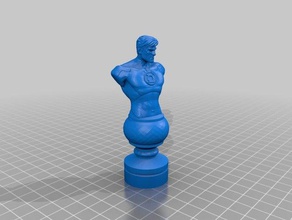 dc greenlantern de xadrez 3d impressão 3d print model - Mito3D
