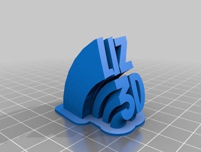 liz bureau de personnalisé 3d print model - Mito3D