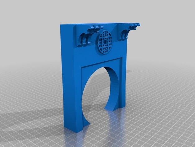 test honour shelf support 3d printing japanese 3D print model - Mito3D