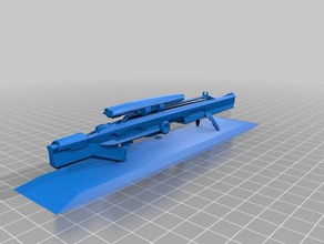borderlands 2 maliwan dandy snider sniper base video games 3d print model - Mito3D