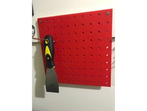 peg-board tool Inhaber - Boxen pegboard mount 3d print model - Mito3D