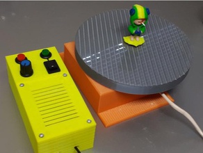 motorisierte turntable-spray-Malerei Kunst tools der Miniatur paintbrush rotierende Plattform 3d print model - Mito3D