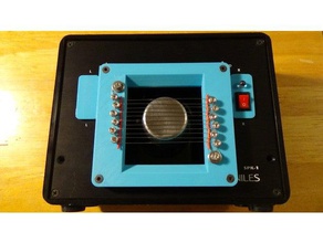 alpha detector de radiação eletrônica 3d print model - Mito3D