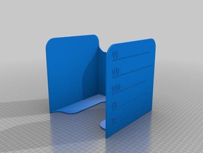 book holder learning tips organization books bookshelf bookstand 3d print model - Mito3D