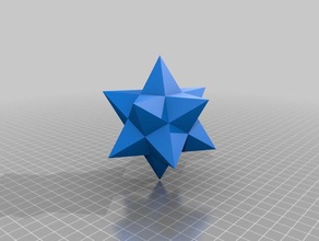 pequeño dodecaedro estrellado 3d impresoras 3d print model - Mito3D