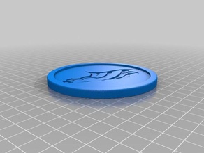 denver broncos coaster mutfak yemek 3d print model - Mito3D