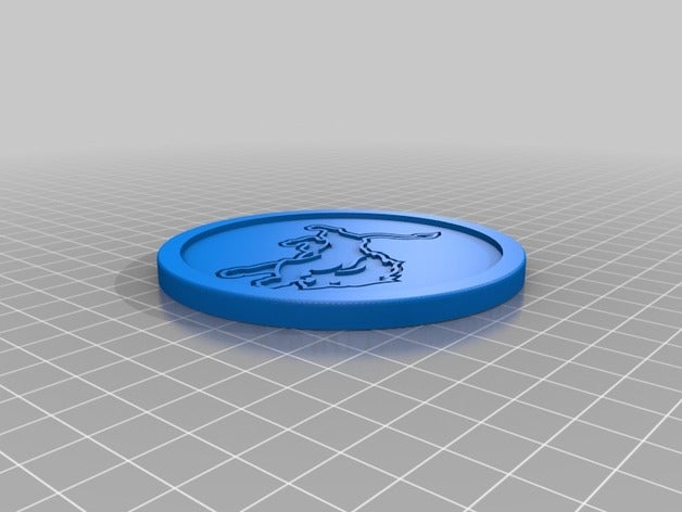 detroit lions coaster cucina pranzo 3D print model - Mito3D