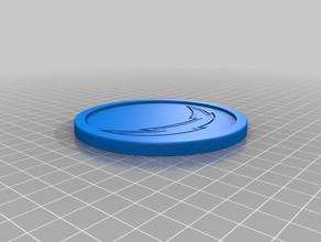 los angeles chargers coaster kitchen dining 3d print model - Mito3D