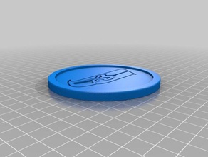 seattle seahawks coaster kitchen dining 3d print model - Mito3D