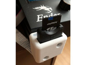 suporte carte sd despeje imprimante creality ender 3 d a impressora acessórios 3d print model - Mito3D