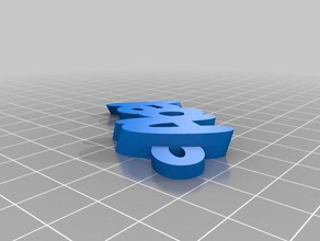 cire abel keychains customized 3d print model - Mito3D
