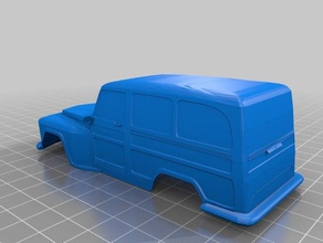jeep willys rural les jouets jeux 3d print model - Mito3D