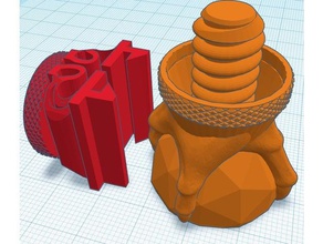 adjustable bouncy ball printer feet 3d accessories 3d print model - Mito3D