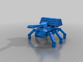 worker ant walker 28mm sci-fi wargames model making toys gaslands science fiction star wars warhammer 40k 3d print model - Mito3D