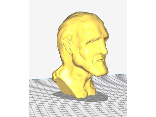 buste d'antonin le pieux sculptures 3D print model - Mito3D