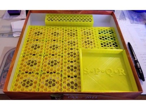 palmyra board game einfügen - Spielzeug Zubehör Brettspiel-inserts worker-placement 3d print model - Mito3D
