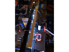 led light bar ender 3 3d printer accessories mount 3d print model - Mito3D