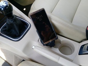 vw golf eos jetta scirocco +more cup holder phone mount automotive stand sharan touran volkswagen 3d print model - Mito3D
