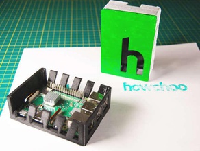official howchoo raspberry pi case electronics 3d print model - Mito3D