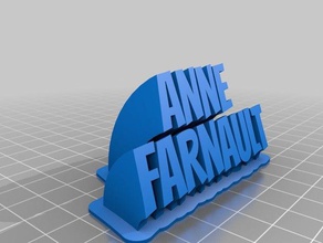 anne office customized 3d print model - Mito3D