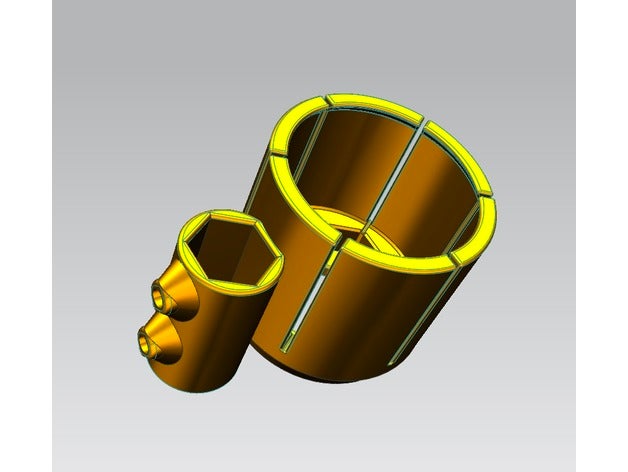 supporto por lapis pinza kress modelli che montano solite pinze ferramenta os titulares caixas cnc fresa codi-3d codi3d disegno elettromandrino fresatura kress1050 600 di serraggio stebo 3D print model - Mito3D