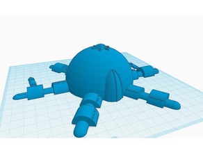 jogo de mesa scifi construção 18mm brinquedos jogos planeta alienígena estrutura toca deserto cúpula farm heróica escala a casa habitação labratory lasercut sci-fi gratuito ciência ficção científica estação starwars star wars o terreno wargames wargame wargaming 3d print model - Mito3D